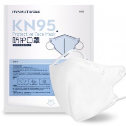 HYNAUT KN95 Mask 4 Layer 3D Design White. 40 Masks Per Pack